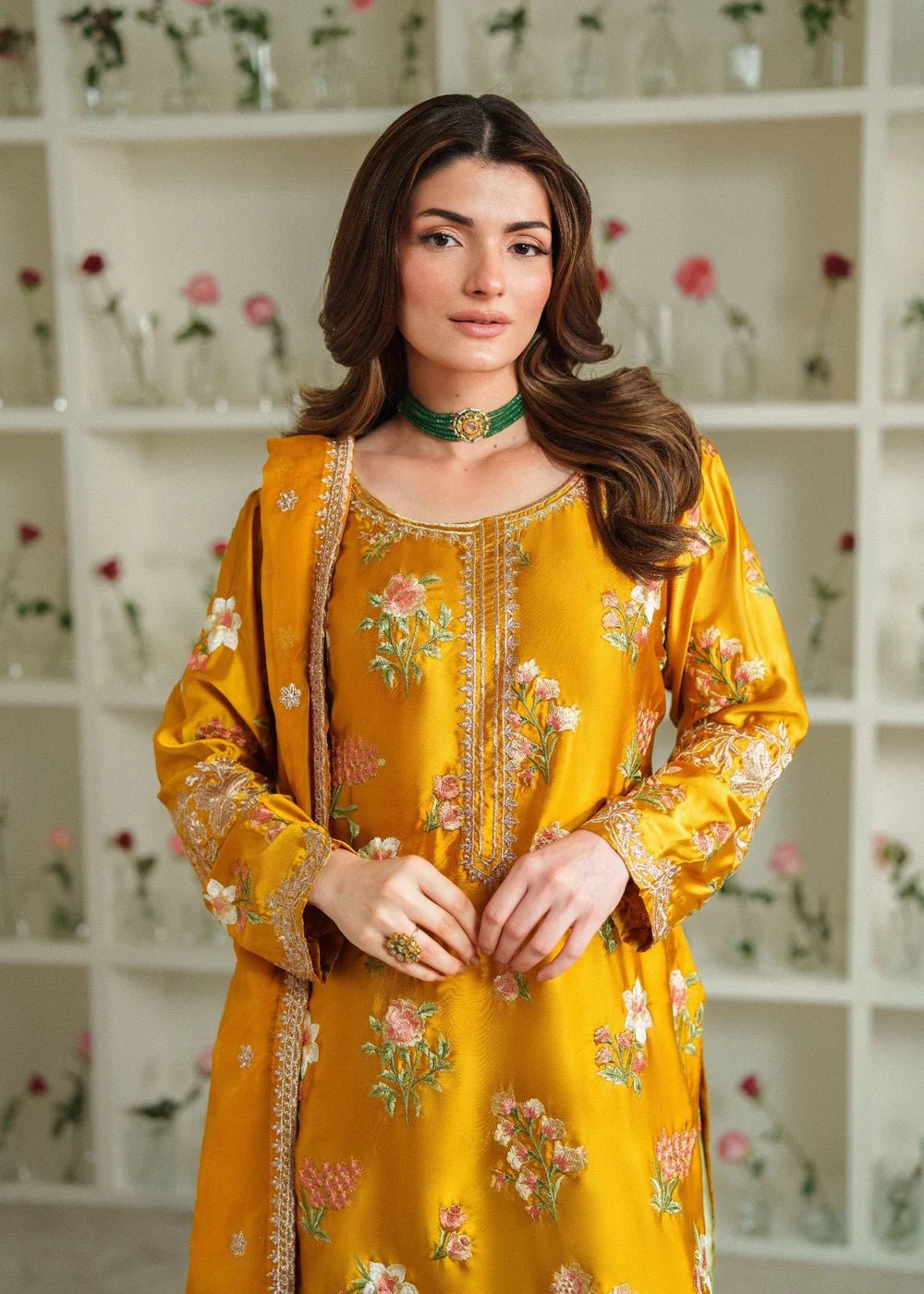 GULNAR - RAW SILK - Danoori