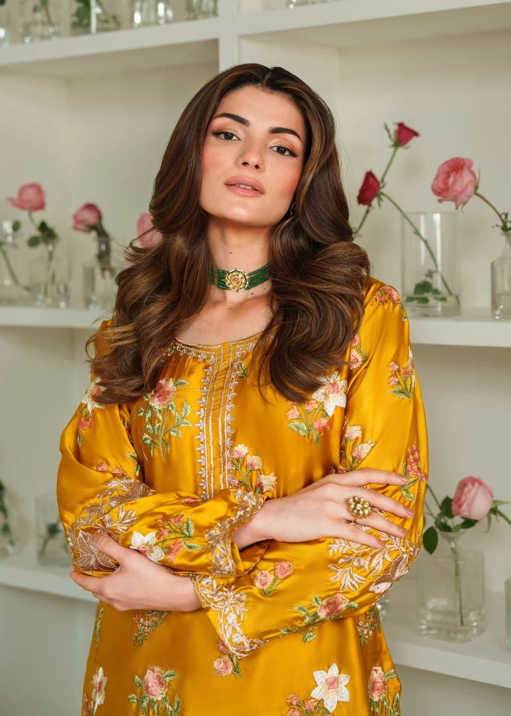 GULNAR - RAW SILK - Danoori