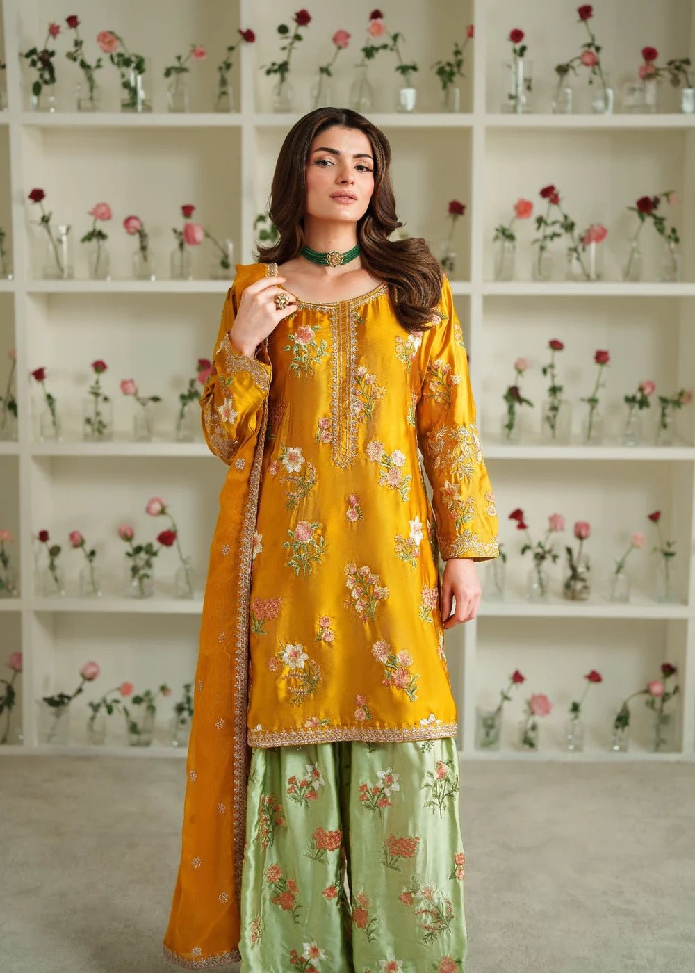 GULNAR - RAW SILK - Danoori